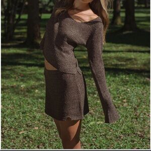 Indigo Luna- Paloma Mini Skirt Truffle